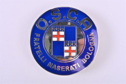 O.S.C.A: A later enamel O.S.C.A badge