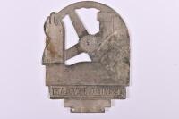 BADGE: A French style enamel badge "Les Vieux du Volant ". Issued 1914 - 2