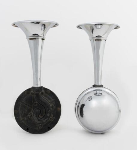 HORN: A pair of Lucas high and low tone 12 volt trumpet horns