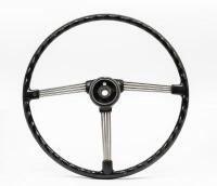 BLUEMELS: A 1950s/1960s Bluemels 15" steering wheel, used on Riley 1.5 / Wolseley 1500 / Morris 1000 - 2