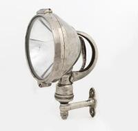 SPOT LIGHT: A circa 1920s French "Phares Besnard" trigger handle adjustable lamp