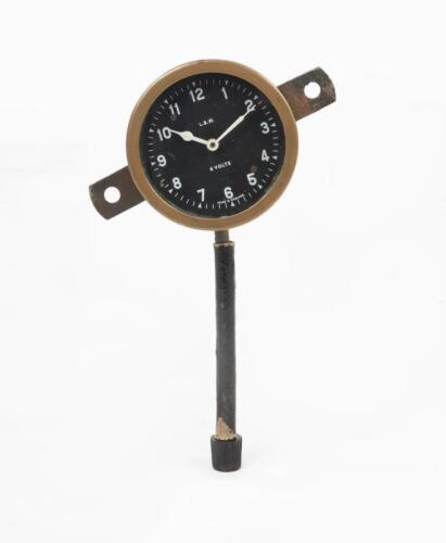 CLOCK: A small Smiths (M.A) L.B.W 6 volt dash clock