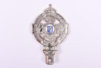 R.I.A.C: A 'ROYAL IRISH AUTOMOBILE CLUB' membership badge. Membership Number 'C1635'