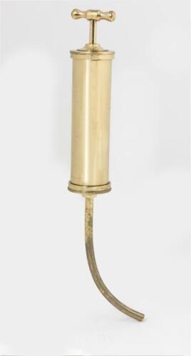 OILER: A pre-1920s brass oiling pump