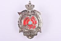 ANCIEN DU VOLANT: A 'ANCIEN DU VOLANT' car badge. Belgium origin. Membership Number '2475-1926'
