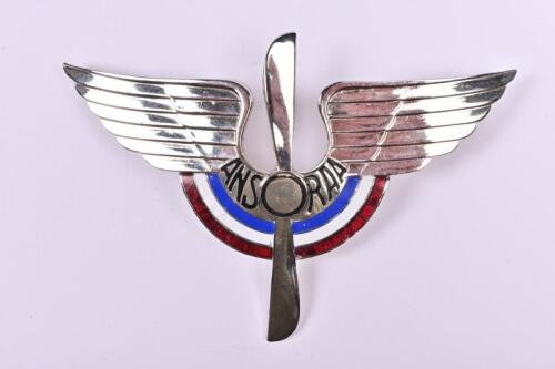 ANSORAA: An 'Association Nationale des Sous-Officiers de R&eacute;serve de l'Arm&eacute;e, l'Air' car badge
