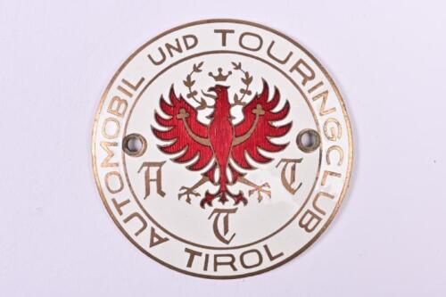 TIROL AUTOMOBILE CLUB: A 'TIROL AUTOMOBIL UND TOURING CLUB' car badge