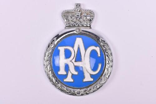 BADGE: A circa 1960-1973 RAC membership badge in brass