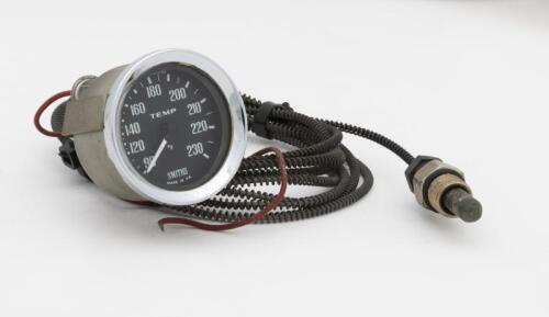 GAUGE: A Smiths 230 deg. temp gauge with cable and thermostat. Face 4.5cm diameter