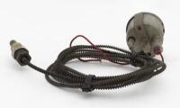 GAUGE: A Smiths 230 deg. temp gauge with cable and thermostat. Face 4.5cm diameter - 2