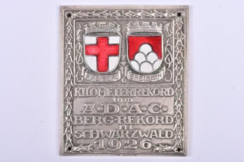 ADAC: A "ADAC Kilometerrekord und Berg-Rekord im Schwarzwald, Freiburg, 1926" by Max Dazio
