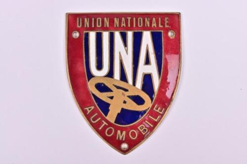 UNION NATIONALE AUTOMOBILE: A 'UNION NATIONALE AUTOMOBILE' car badge
