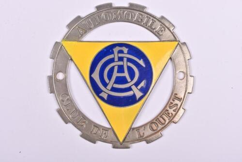 A.C.O: An 'AUTOMOBILE CLUB DE L'OUEST' car club badge