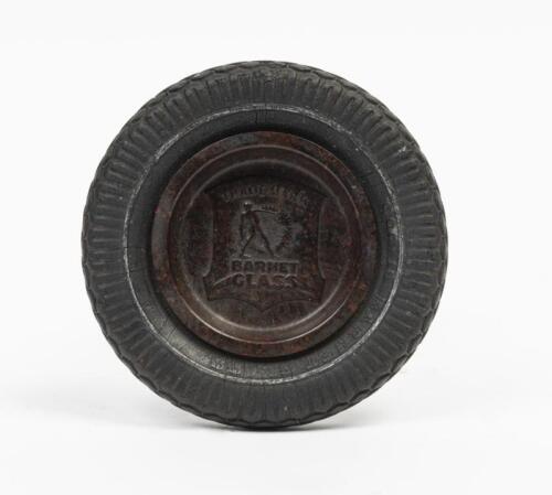BARNET GLASS' ASHTRAY: An early original Bakelite 'BARNET GLASS' ashtray