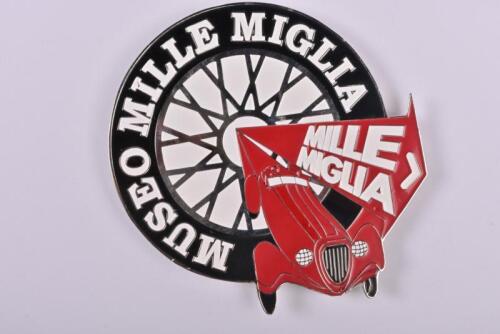 MILLE MIGLIA: A modern 'Museo Mille Miglia' enamel badge