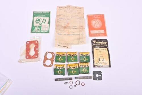 ROVER & CARBURETTOR GASKETS/SEALS: A collection of Rover gaskets and seals. Carburettor gaskets