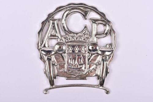 A.C.P: A 'Automovel Club de PORTUGAL' membership badge