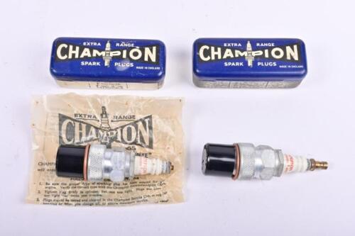 CHAMPION: Two NOS Champion '22' spark plugs