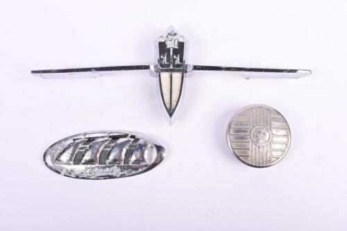 PLYMOUTH: Three 1940s Plymouth ship motif items