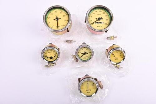 GAUGES: A collection of non-genuine SMITHS gauges. Speedometer, Tachometer gauges