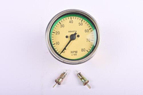 GAUAGE: A new 8000 RPM gauge with 'ABARTH' printed to face