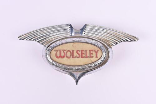 WOLSELEY: A Wolseley car emblem