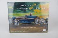 AUTOMOBILE CLUB OF FRANCE: '20 Grands Prix De L'Automobile Club De France' hardcover book. Limited Edition 411/2000.