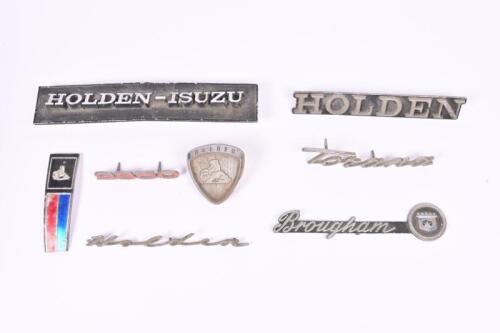 HOLDEN: A group of Holden badges. 'Brougham', 'Torana', '2850' badges