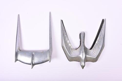HOOD ORNAMENTS: Two Hood ornaments. Holden FC & XL Ford Falcon Hood Ornaments