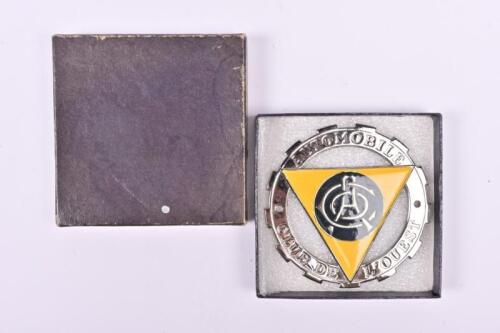 A.C.L: A Automobile Club De L'Ouest car badge