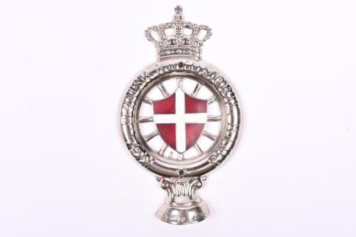 K.D.A.K: A 1930 Royal Danish Automobile Club (K.D.A.K) car badge