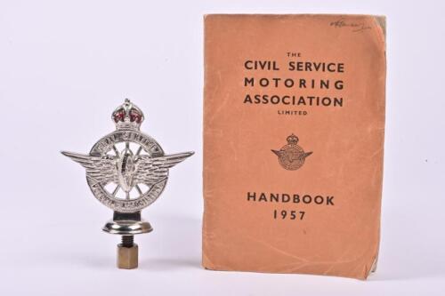 C.S.M.A: A 1930's Civil Service Motoring Association car badge