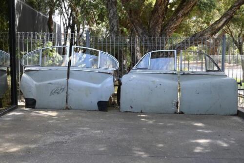 JAGUAR: A set of 4 original Mk7 Jaguar doors, with glass, skins and most handles
