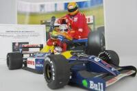 MANSELL/WILLIAMS: Williams Renault FW14 model signed by Nigel Mansell. - 3