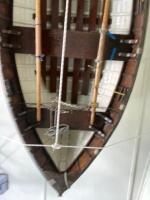 BOAT: An impressive circa 1930s carvel planked 8&rsquo;6&rdquo; wooden boat with oars (NOTE LOCATION-TOORAK VIC) - 6