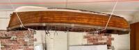 BOAT: An impressive circa 1930s carvel planked 8&rsquo;6&rdquo; wooden boat with oars (NOTE LOCATION-TOORAK VIC) - 8