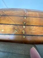 BOAT: An impressive circa 1930s carvel planked 8&rsquo;6&rdquo; wooden boat with oars (NOTE LOCATION-TOORAK VIC) - 10