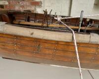 BOAT: An impressive circa 1930s carvel planked 8&rsquo;6&rdquo; wooden boat with oars (NOTE LOCATION-TOORAK VIC) - 13