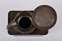 CASTROL: An early English Castrol Wakefield "Upper Cylinder Lubricant",with embossed lid, 15cm high x 9.5cm wide - 2