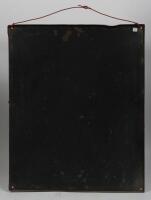 LLOYD: A mid-century Lloyd Service German produced folded edge enamel sign, 79cm high x 64cm wide - 2