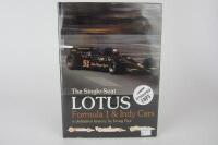 LOTUS: 'The Single-Seat Lotus -Formula 1 and Indy' hardcover book authored and signed by Doug Nye.