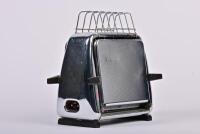 TOASTER: A vintage Hotpoint toaster and toast rack, 22cm high, 23cm wide, 12cm deep - 3