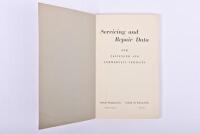 FORD: A 1952 'SERVICING AND REPAIR DATA FOR PASSENGER AND COMMERCIAL VEHICLES' as issued by Ford Products - 2