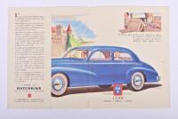 HOTCHKISS: An original 1952 'HOTCHKISS' sales brochure. French text - 2