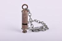 WHISTLE: A service whistle 'The Metropolitan' by J Hudson & Co Birmingham, early 20th century