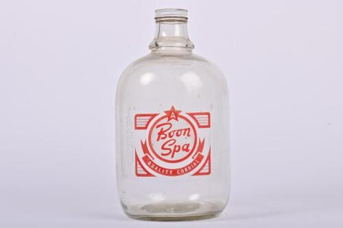 BOON SPA: A Boom Spa 1 gallon cordial bottle, 31cm high