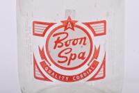 BOON SPA: A Boom Spa 1 gallon cordial bottle, 31cm high - 3