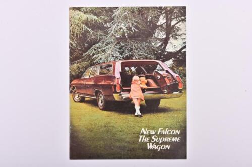 FORD: A Ford Australia Ford Falcon - 'NEW FALCON THE SUPREME WAGON' - colour sales brochure