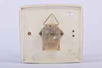 WALL CLOCK: A circa 1960s Europa 'Clomatic' wall clock, 21cm high, 21cm wide - 2