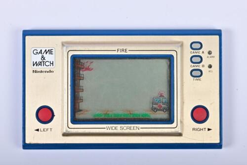 NINTENDO: A Nintendo Game and Watch 'Fire' Fr-27, released in 1981, working condition